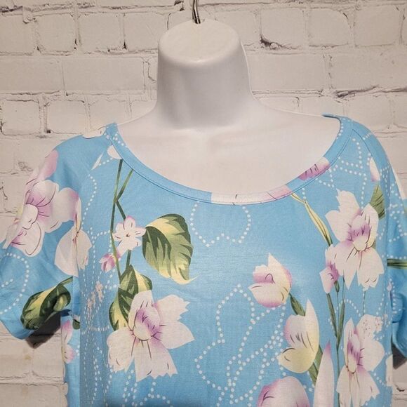 Floral T Shirt Dress Medium - Picture 2 of 4